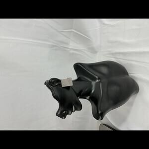 14k Stylish White Gold Mesh Earrings